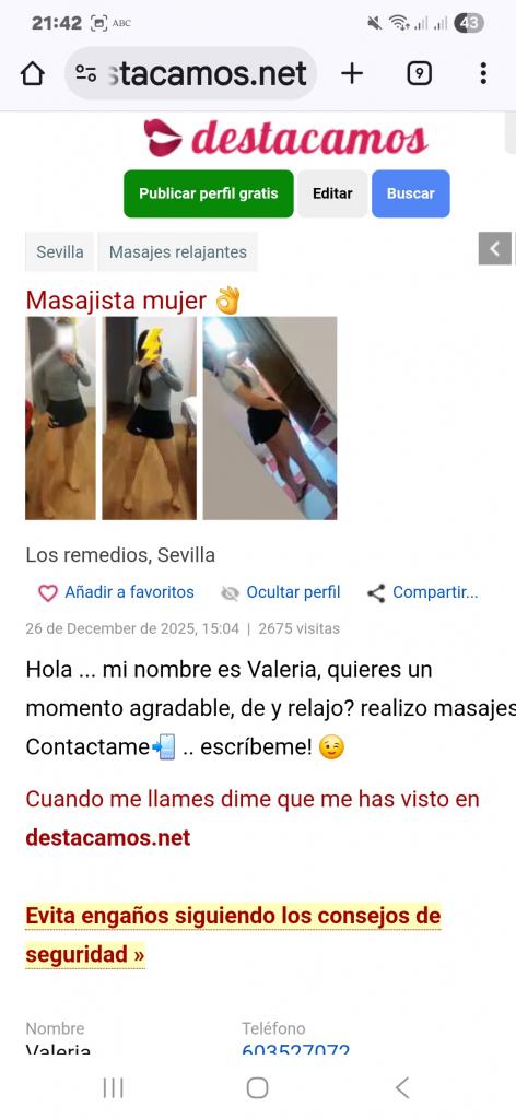 633167125: Chica busca chico en Sevilla